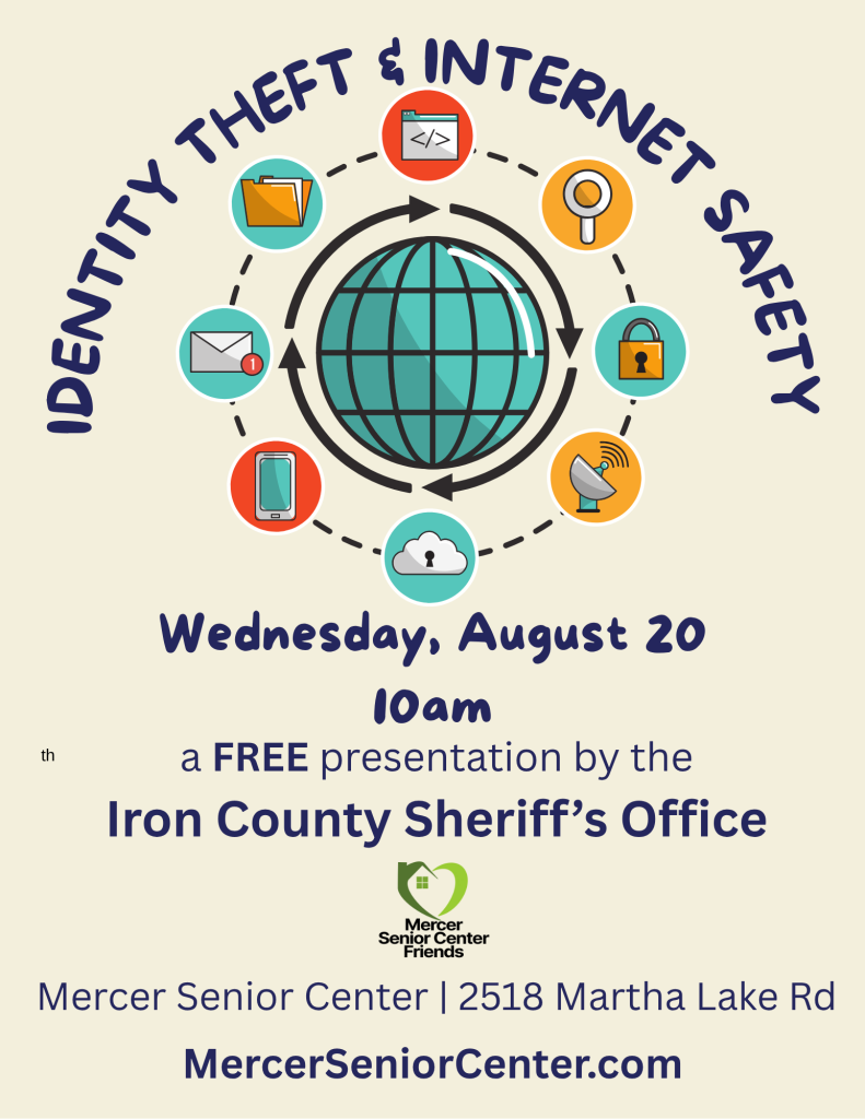 Mercer Senior Center Hosts Presentation on Identity Theft and Internet Safety