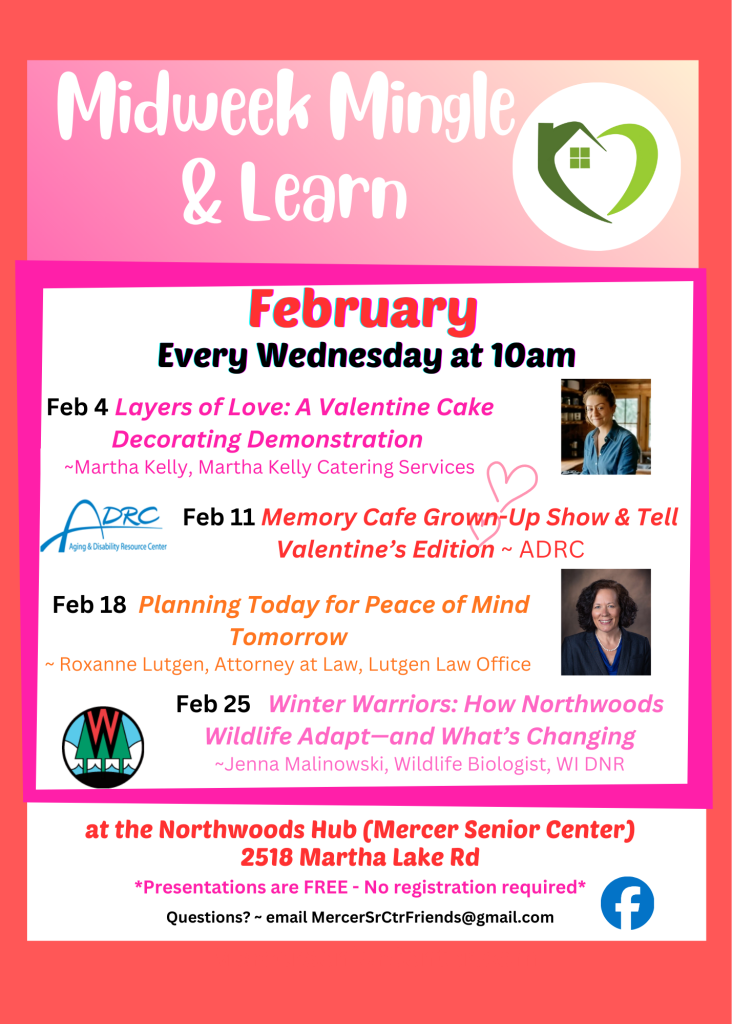 February Midweek Mingle & Learn Presentations
